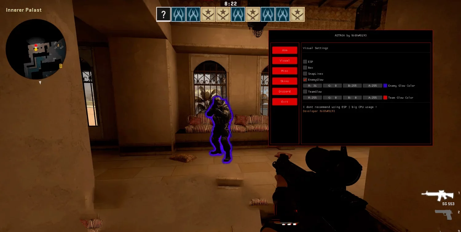 Чит Astrox Для CS:GO 2022 – ESP, Aimbot