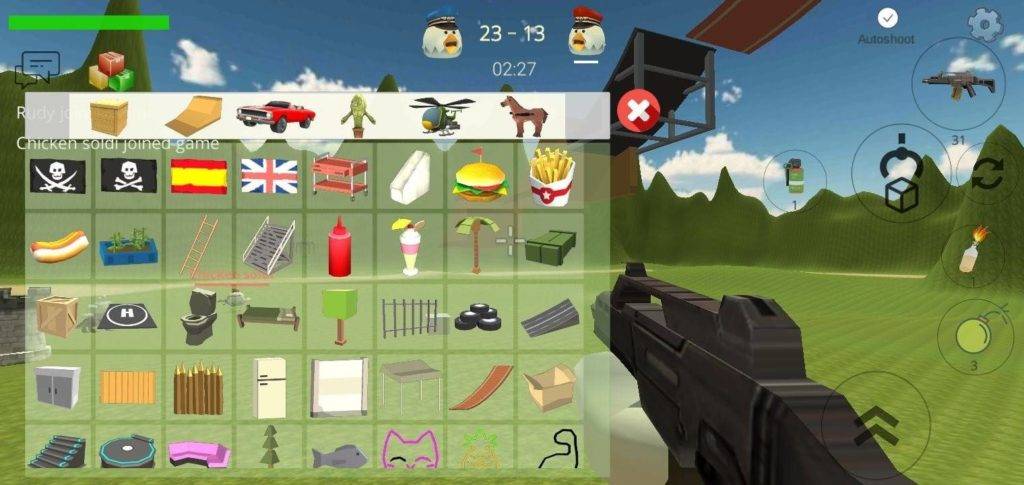 Читы на Чикен Ган Polar Mod Menu 3.2.07 на Андроид