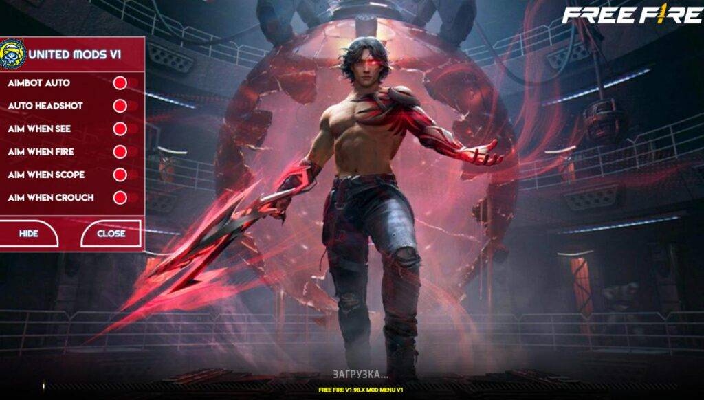 Мод Меню Free Fire v1.98.1