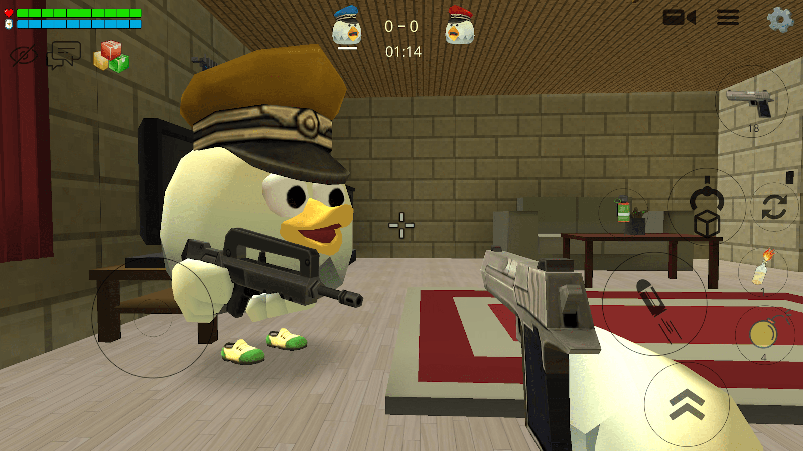 Читы на Chicken Gun 3.4.0 Взлом Мод-Меню