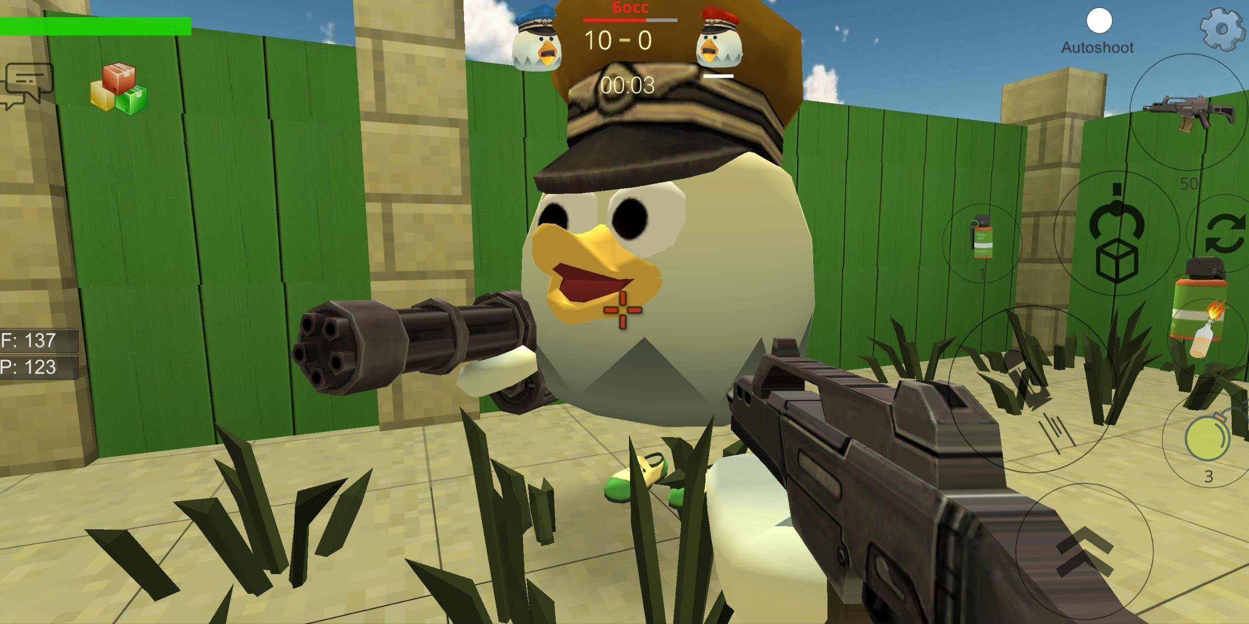 Читы на Chicken Gun 3.4.0 Взлом Мод-Меню