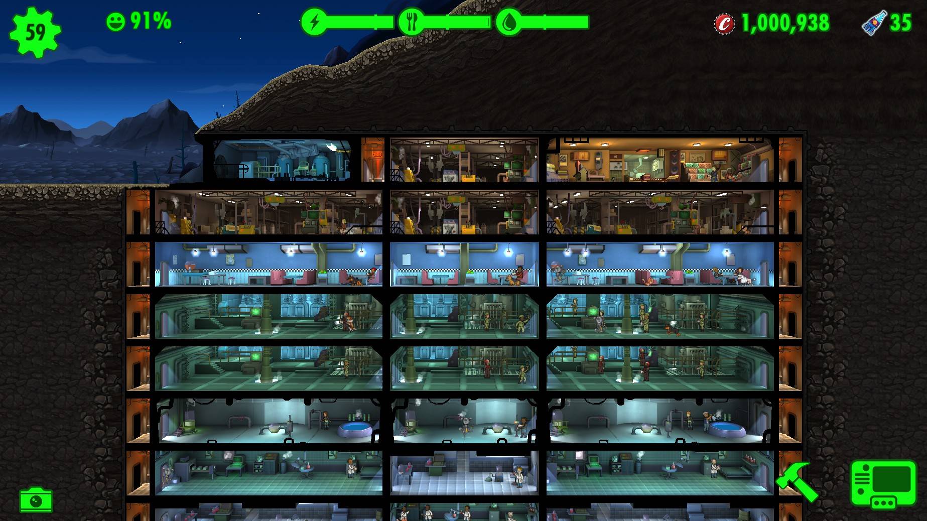 Мод Fallout Shelter 1.15.10 на Андроид