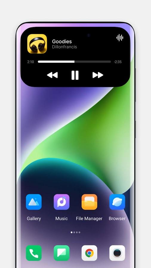 Dynamic Island 8.5 iOS 16 Премиум Последняя Версия на Андроид
